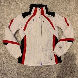 Spyder Ski Jacket (white,red,black) used